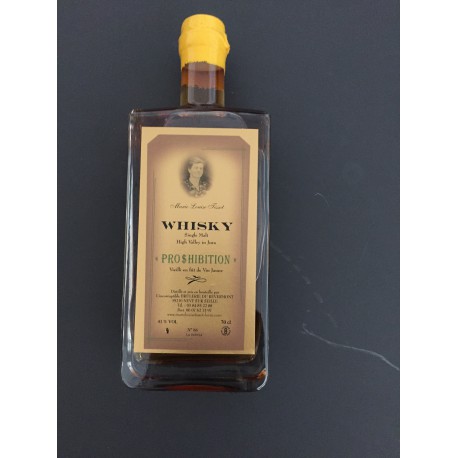 WHISKY  PROS HIBITION   (VIEILLI EN FÜT DE VIN JAUNE )